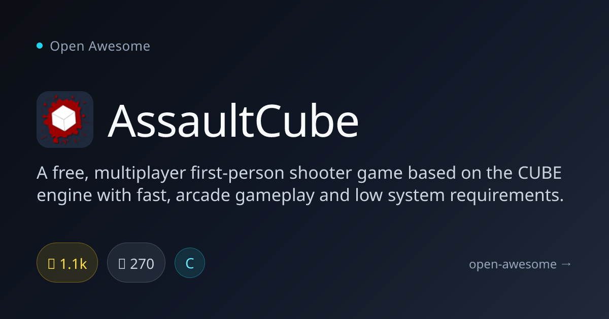 AssaultCube — Free Multiplayer FPS Game | Open Awesome