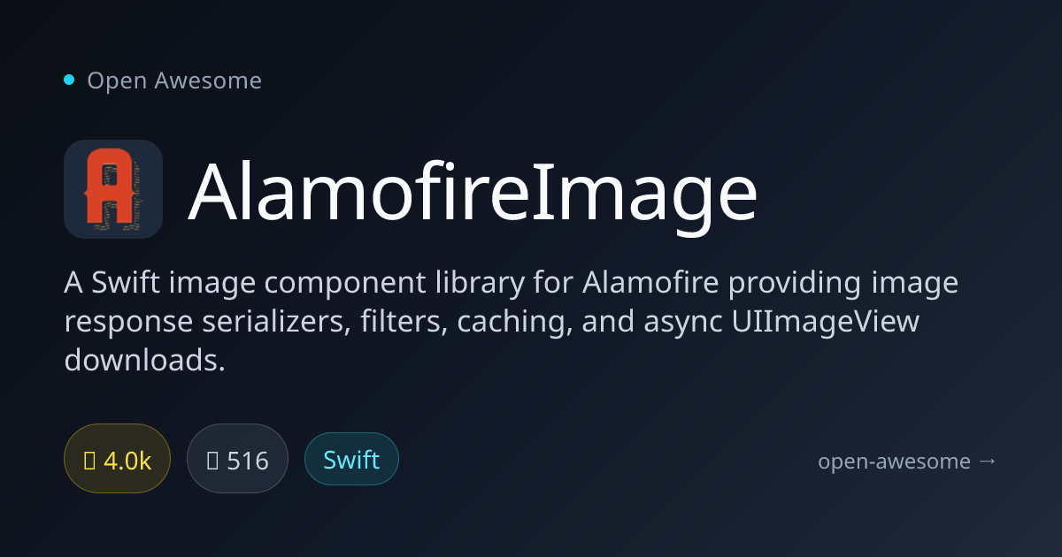 AlamofireImage — Swift Image Component Library | Open Awesome