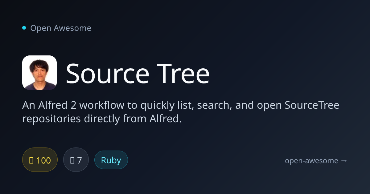 Source Tree — Alfred 2 SourceTree Workflow | Open Awesome