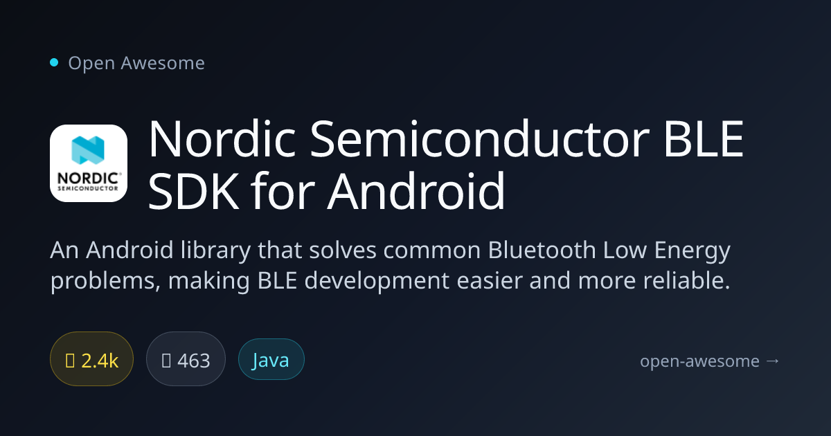 Nordic Semiconductor BLE SDK for Android — Android BLE Development ...