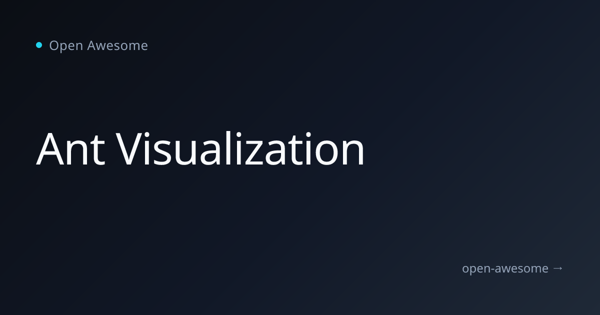 Ant Visualization | Open Awesome