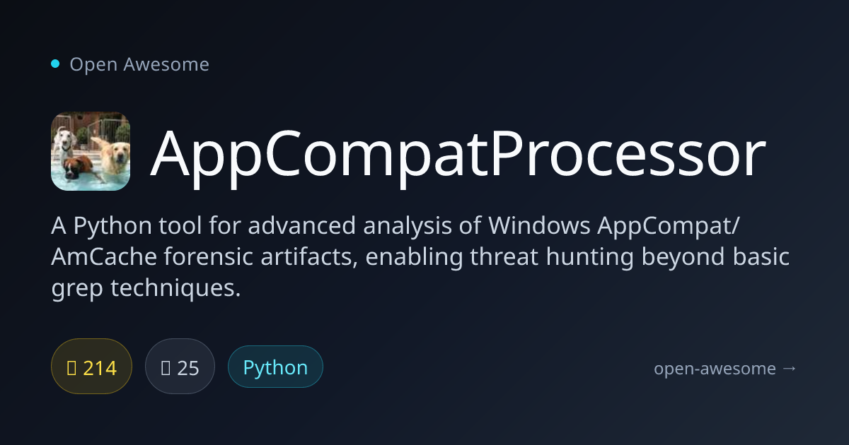 AppCompatProcessor — Windows AppCompat Analysis Tool | Open Awesome