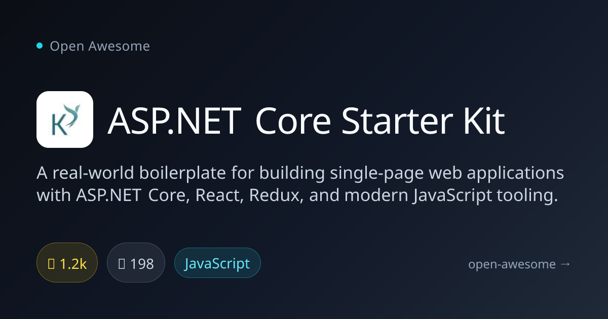 ASP.NET Core Starter Kit — SPA Boilerplate with React & Redux | Open ...