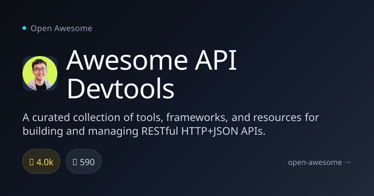 Awesome API Devtools — RESTful API Devtools Collection | Open Awesome