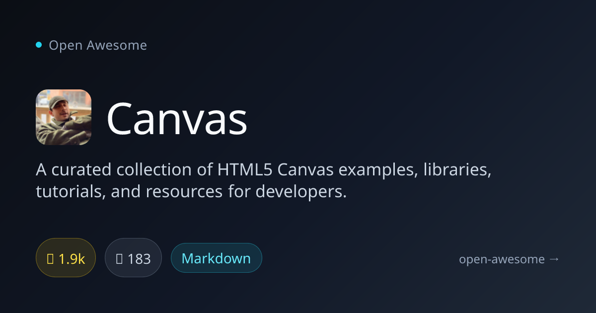 Canvas — HTML5 Canvas Examples & Tools | Open Awesome