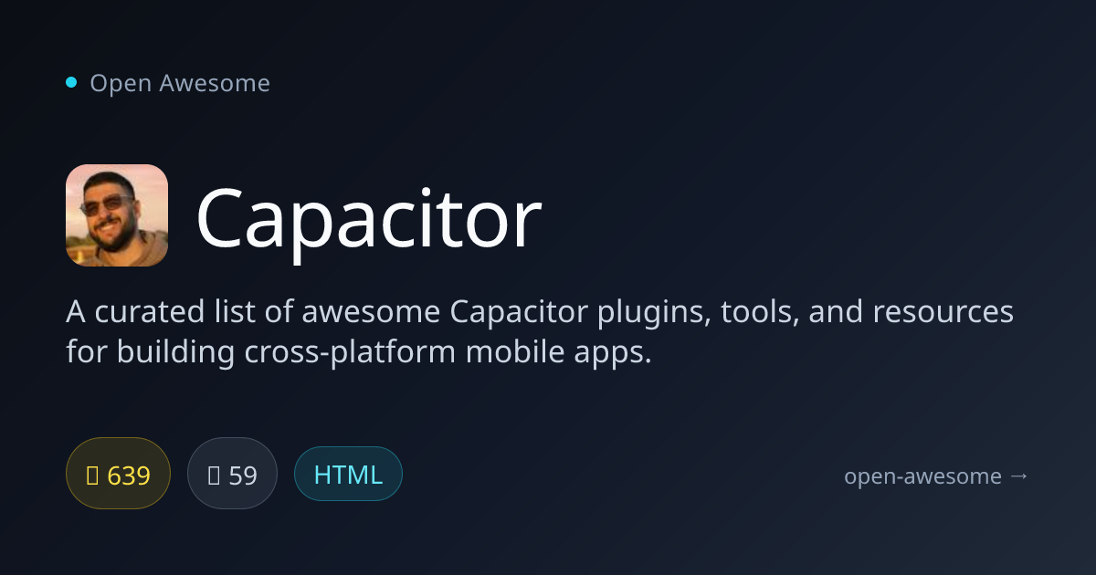 Capacitor — Curated Capacitor Resources List | Open Awesome