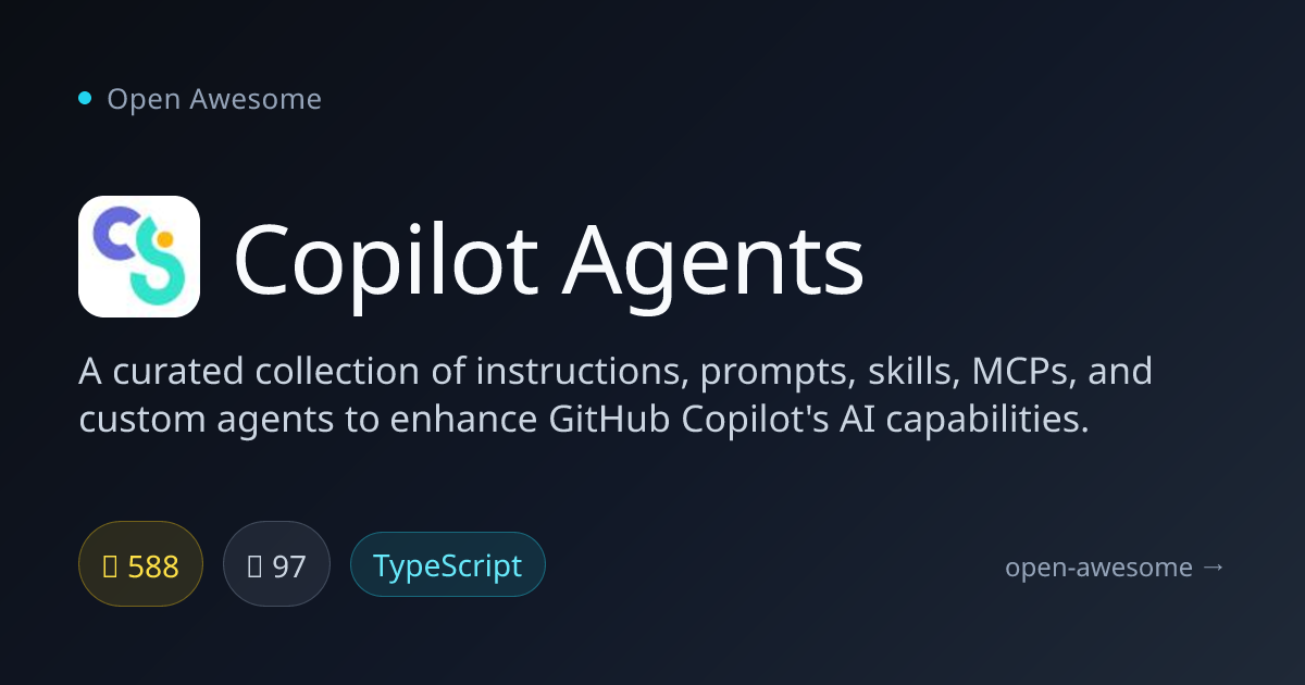 Copilot Agents — GitHub Copilot Agent Collection | Open Awesome