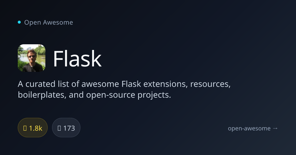Flask — Awesome Flask Resources List | Open Awesome