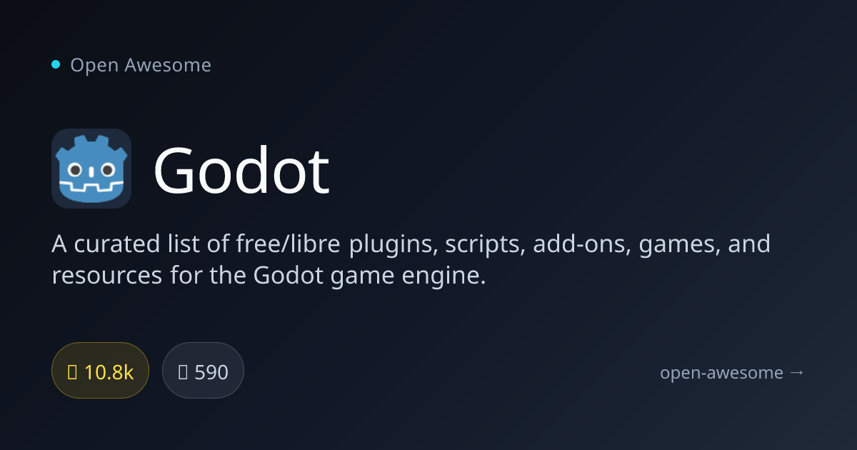 Godot — Godot Engine Resources & Plugins | Open Awesome