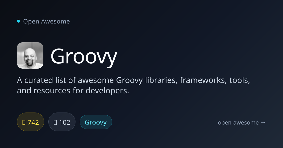 Groovy — Curated Groovy Resources List | Open Awesome