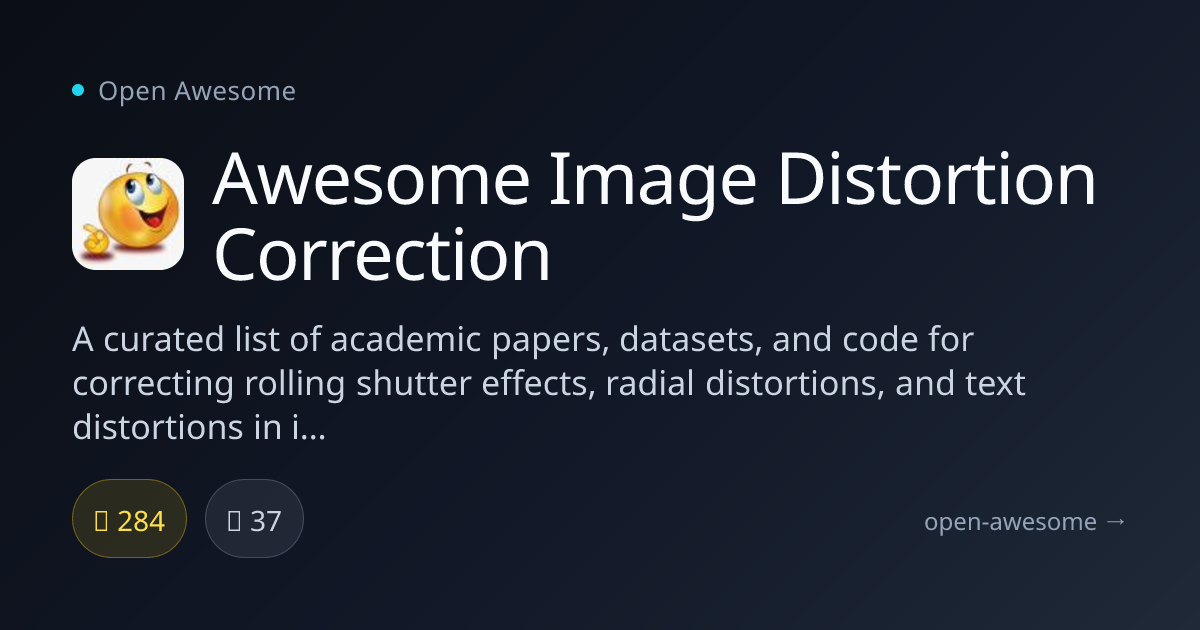 Awesome Image Distortion Correction — Image Distortion Correction ...