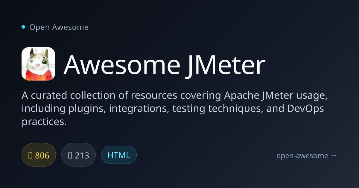 Awesome JMeter — JMeter Plugins & Testing Guide | Open Awesome