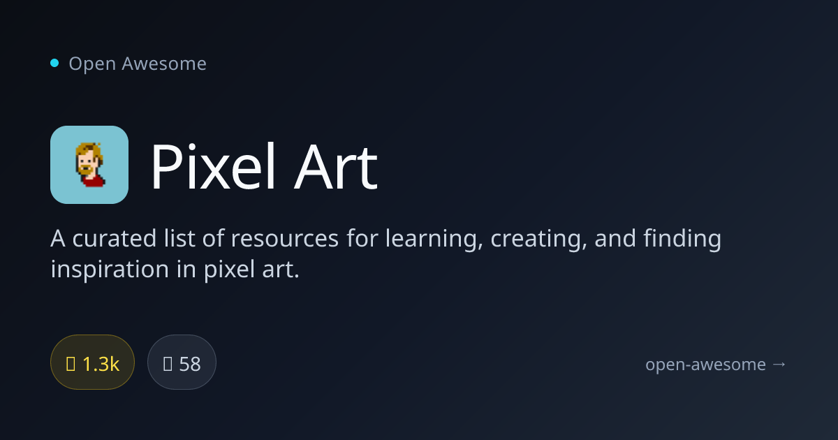 Pixel Art — Pixel Art Learning Resources | Open Awesome