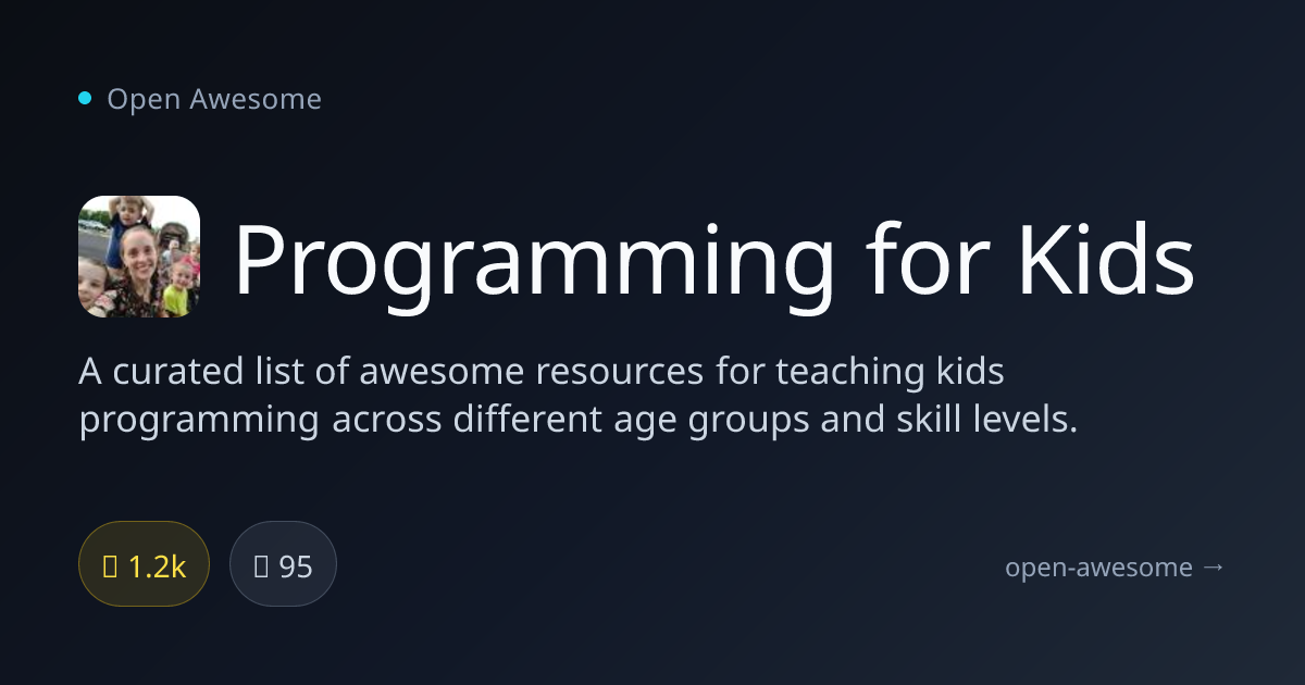 Programming for Kids — Kids Programming Resources | Open Awesome