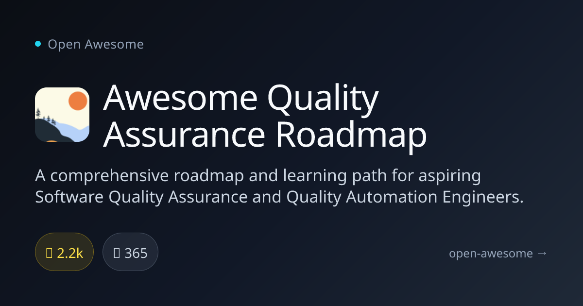 Awesome Quality Assurance Roadmap — QA & Automation Learning Roadmap ...