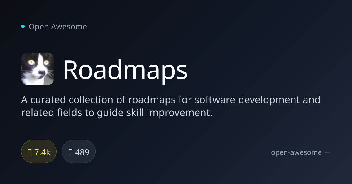 Roadmaps — Software Development Roadmaps | Open Awesome