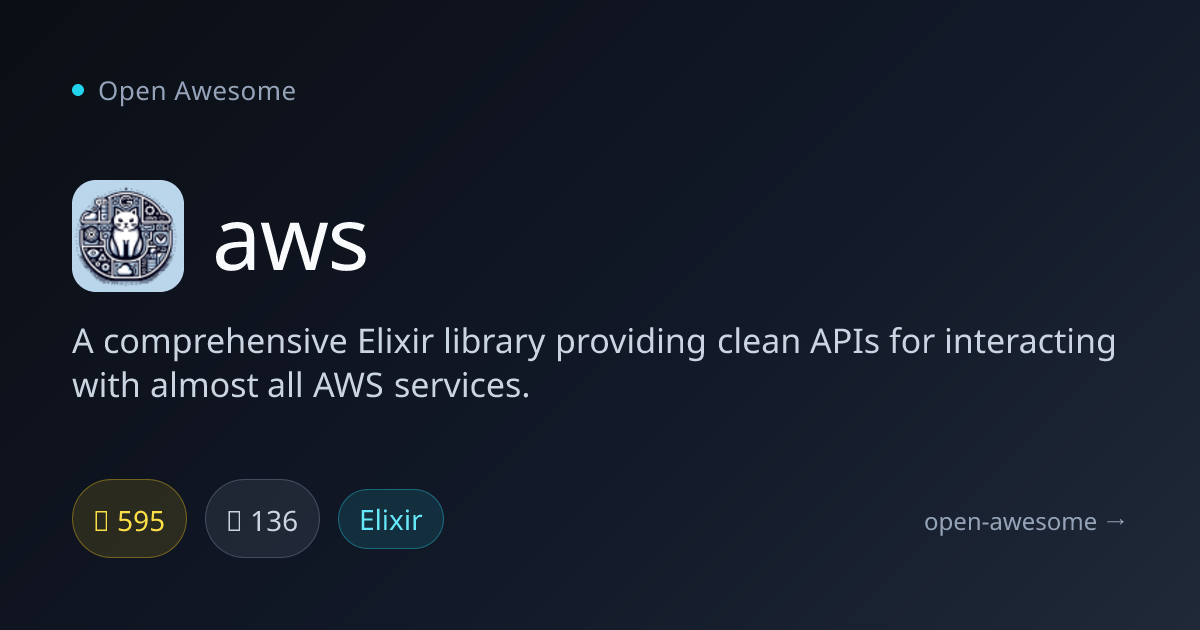 aws — Elixir AWS Service Library | Open Awesome