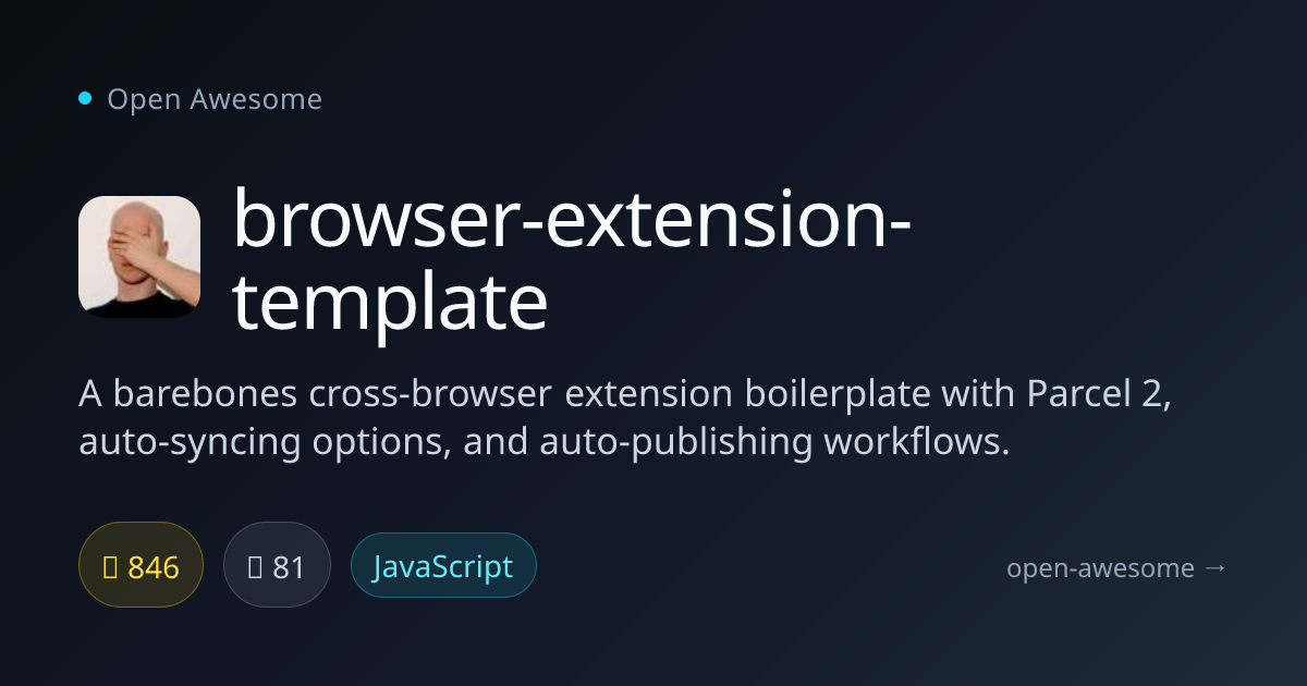 browser-extension-template — Cross-Browser Extension Boilerplate | Open ...
