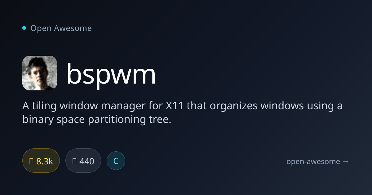 bspwm — Tiling Window Manager for X11 | Open Awesome