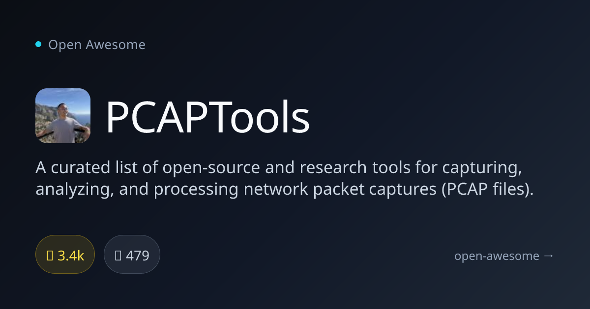 PCAPTools — Network Packet Analysis Tools | Open Awesome