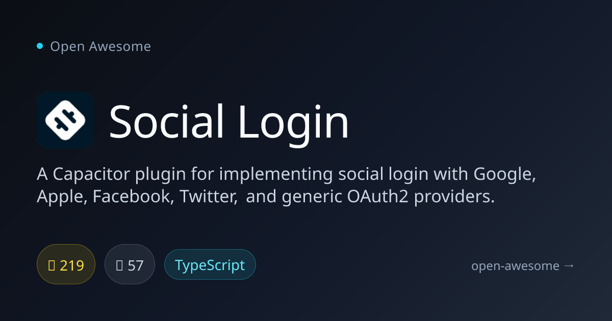 Social Login — Multi-Provider Social Login Plugin | Open Awesome