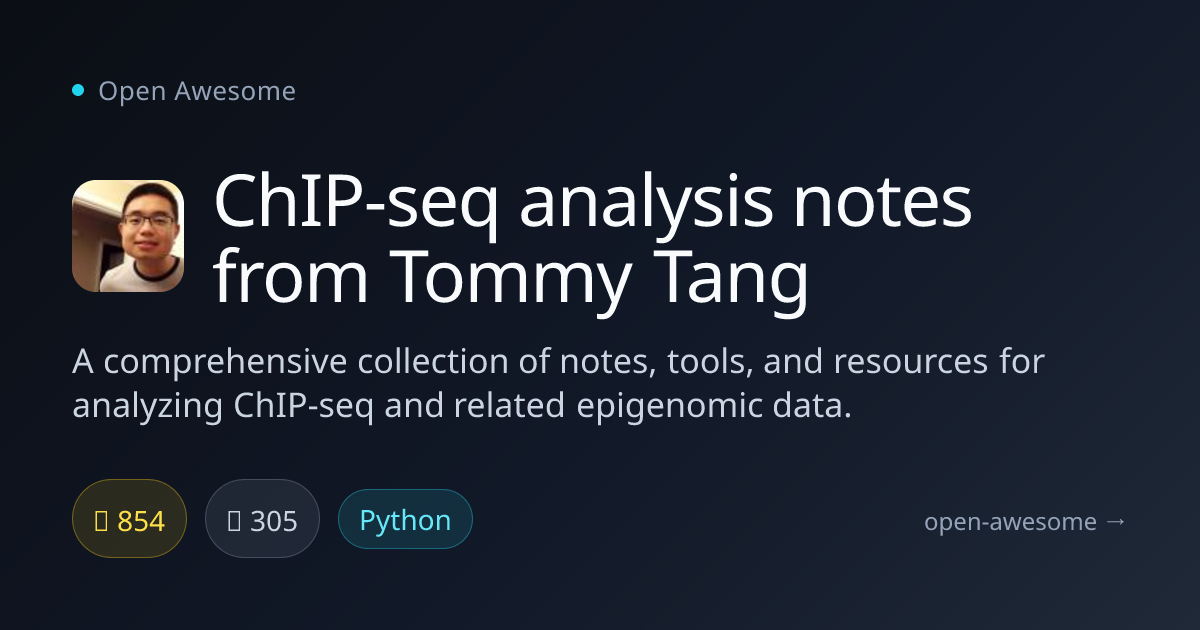 ChIP-seq analysis notes from Tommy Tang — Epigenomic Data Analysis ...