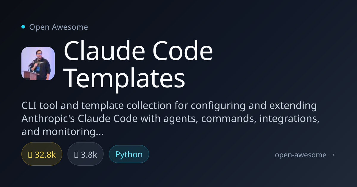 Claude Code Templates — CLI Tool for Claude Code Configuration | Open ...