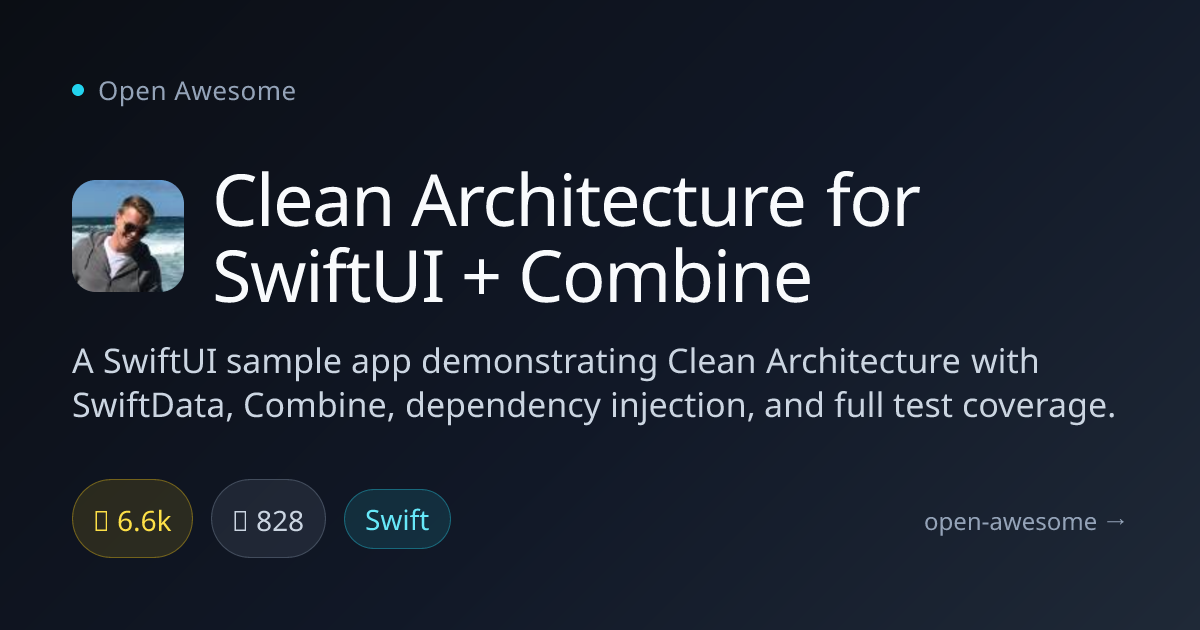 Clean Architecture for SwiftUI + Combine — SwiftUI Clean Architecture ...