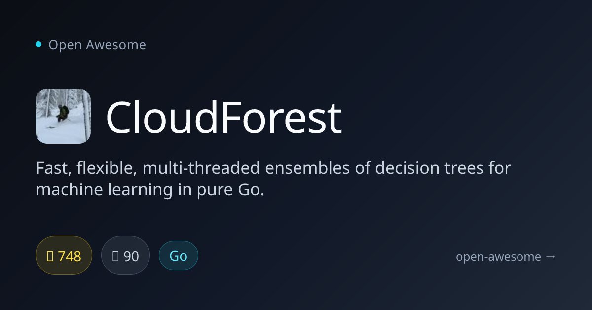 CloudForest — Go Decision Tree Ensembles | Open Awesome