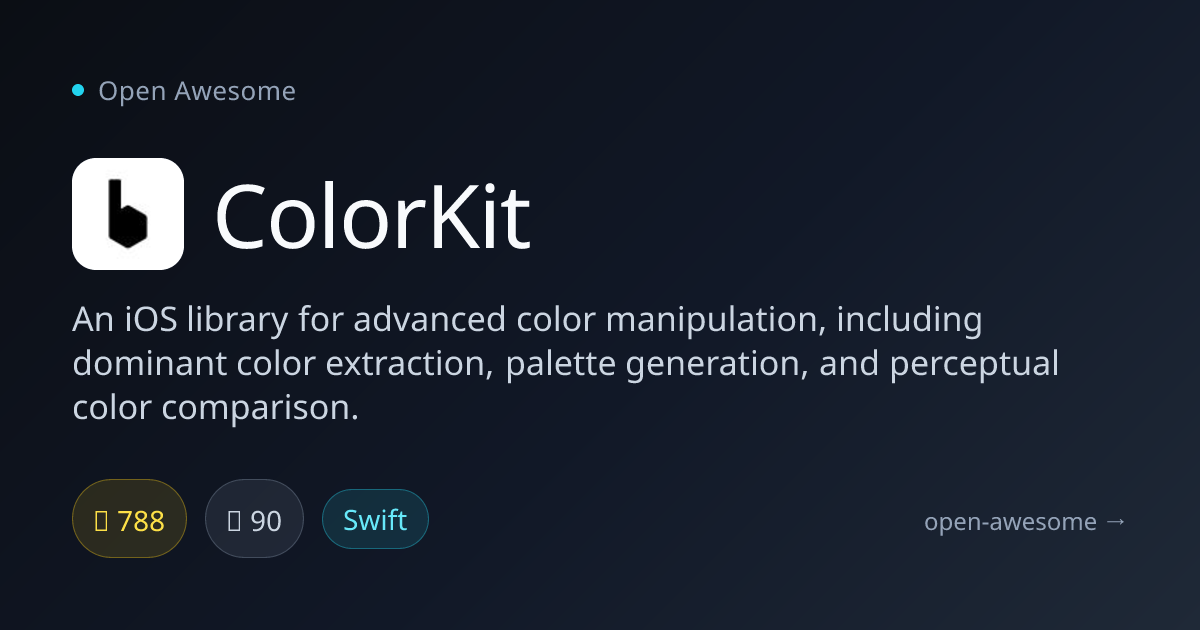 ColorKit — iOS Color Manipulation Library | Open Awesome