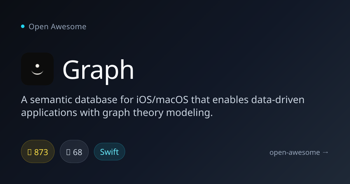 Graph — Semantic Database for Apple OS | Open Awesome