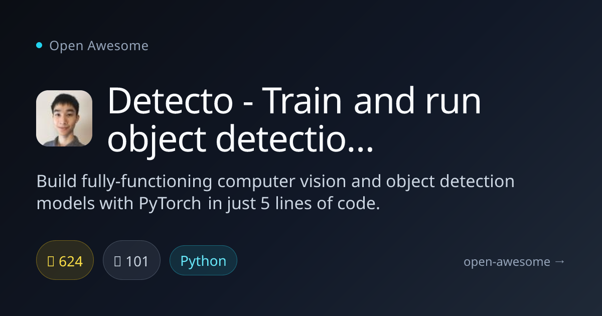 Detecto - Train and run object detection models with 5-10 lines of code ...