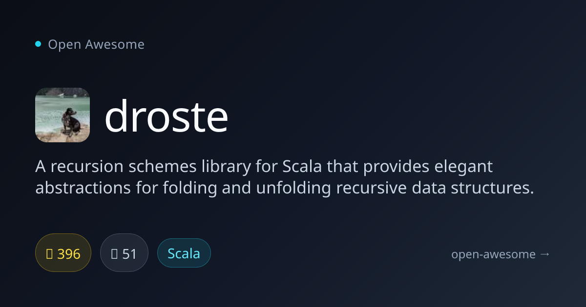 droste — Scala Recursion Schemes Library | Open Awesome