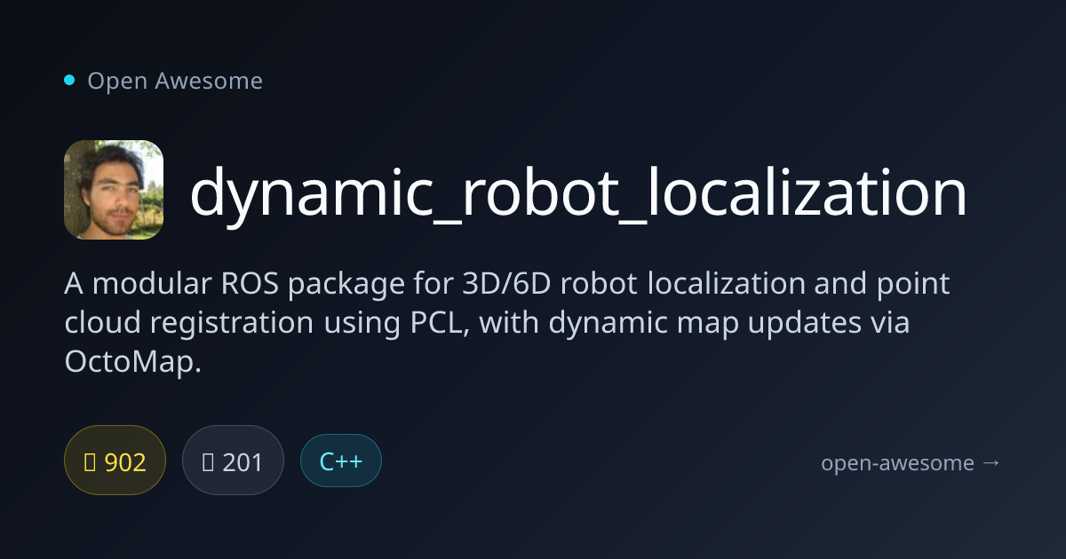 dynamic_robot_localization — ROS Robot Localization Package | Open Awesome