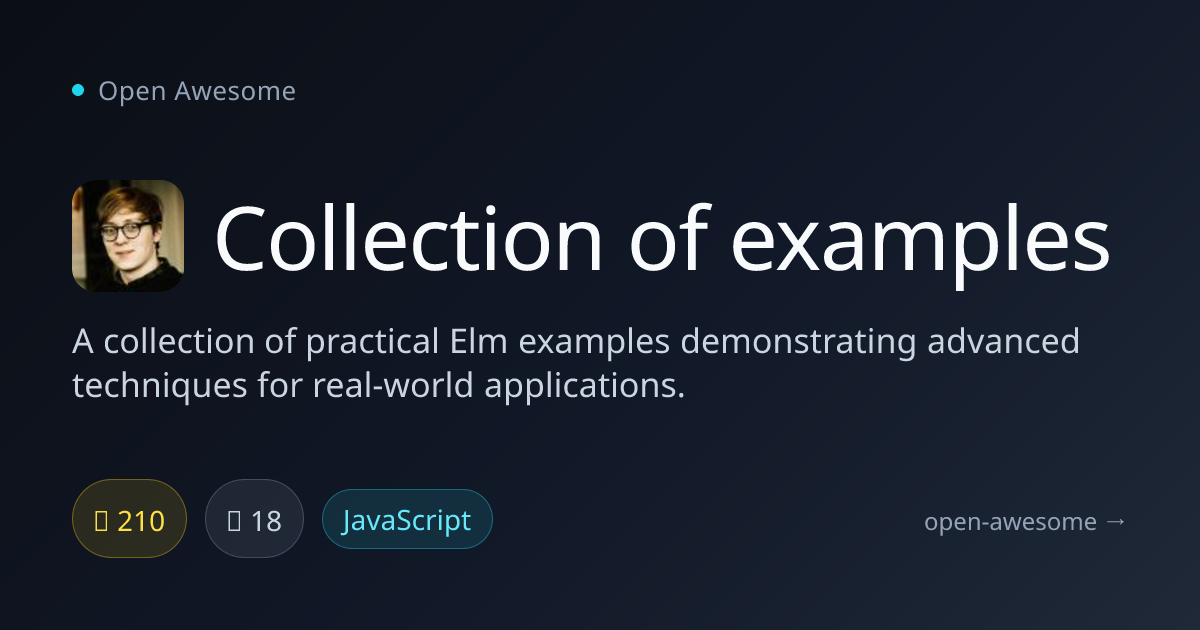 Collection of examples — Advanced Elm Examples | Open Awesome