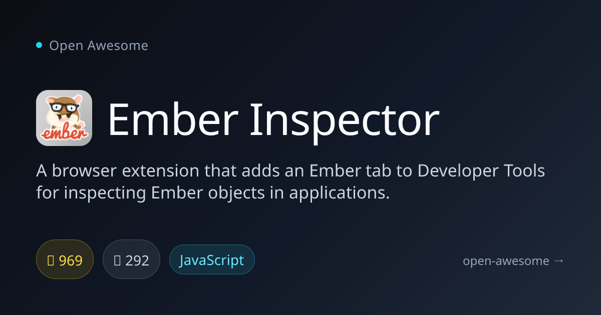 Ember Inspector — Ember DevTools Browser Extension | Open Awesome