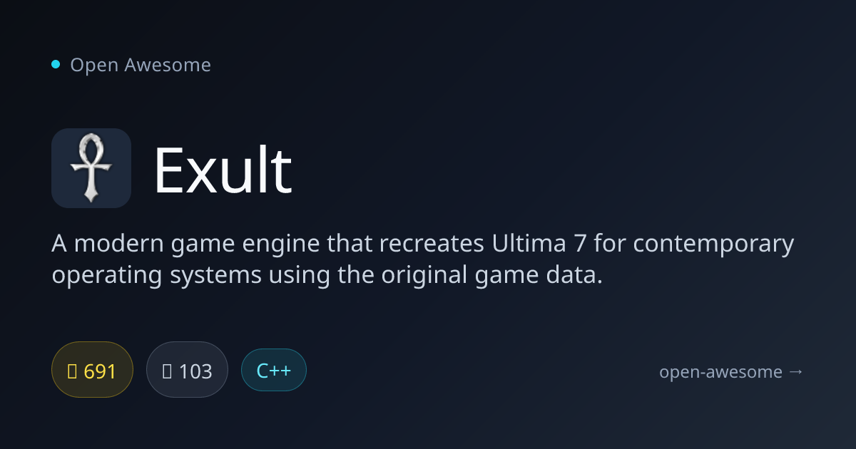 Exult — Ultima 7 Modern Game Engine | Open Awesome