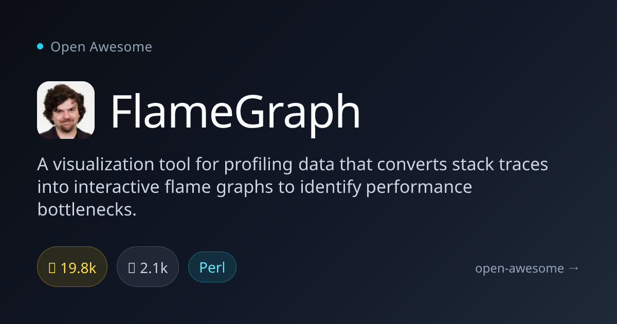 FlameGraph — Interactive Performance Profiler | Open Awesome