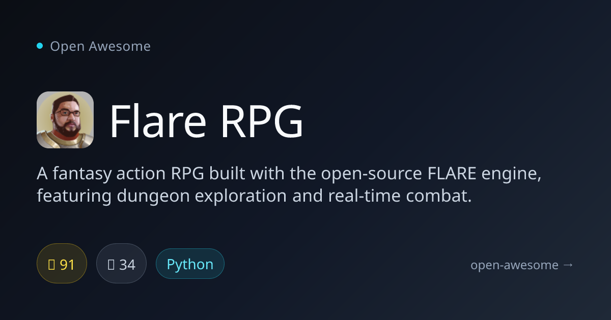 Flare RPG — Fantasy Action RPG Engine | Open Awesome