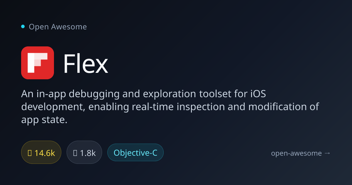 Flex — iOS In-App Debugging Toolset | Open Awesome