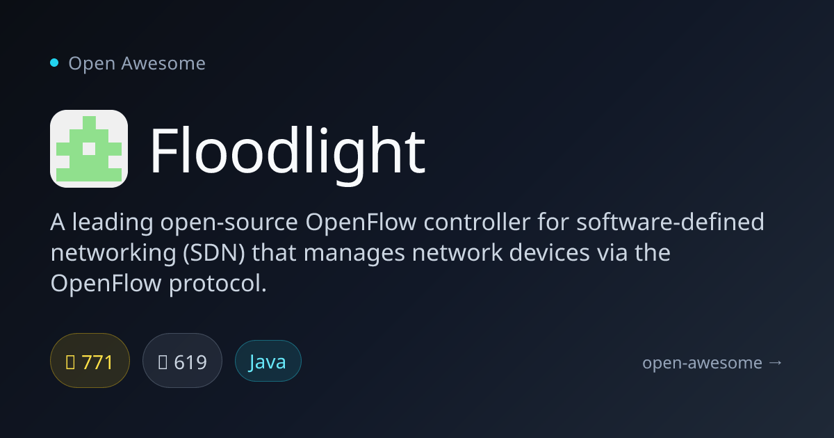 Floodlight — OpenFlow SDN Controller | Open Awesome