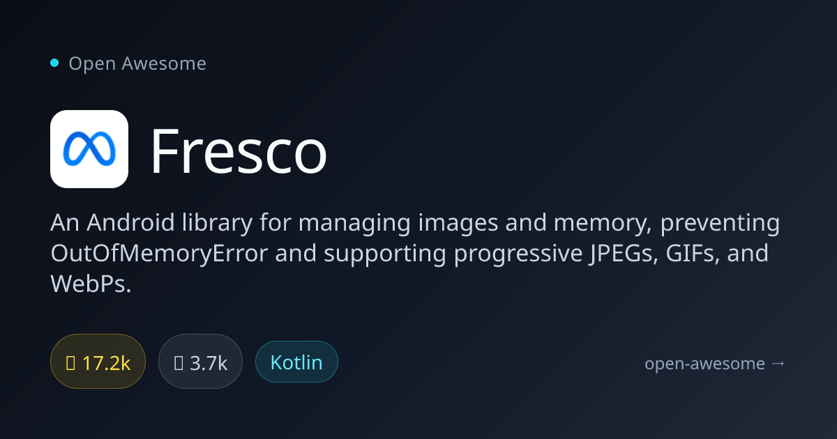 Fresco — Android Image Management Library | Open Awesome