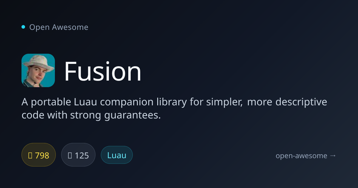 Fusion — Luau Companion Library | Open Awesome