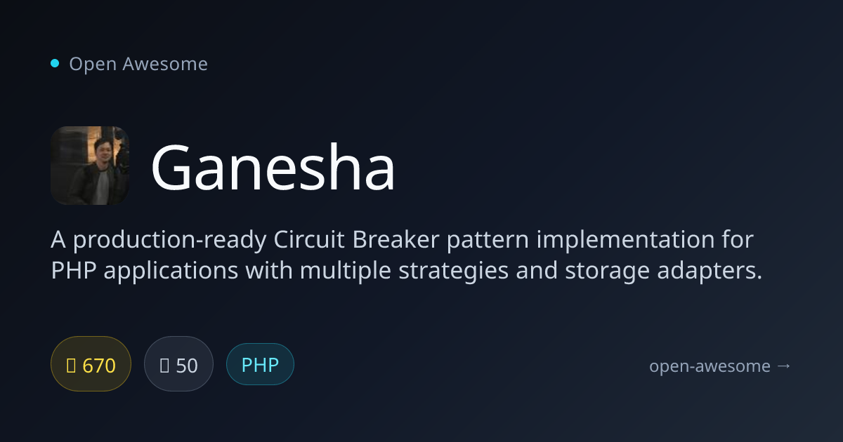 Ganesha — Circuit Breaker Pattern for PHP | Open Awesome