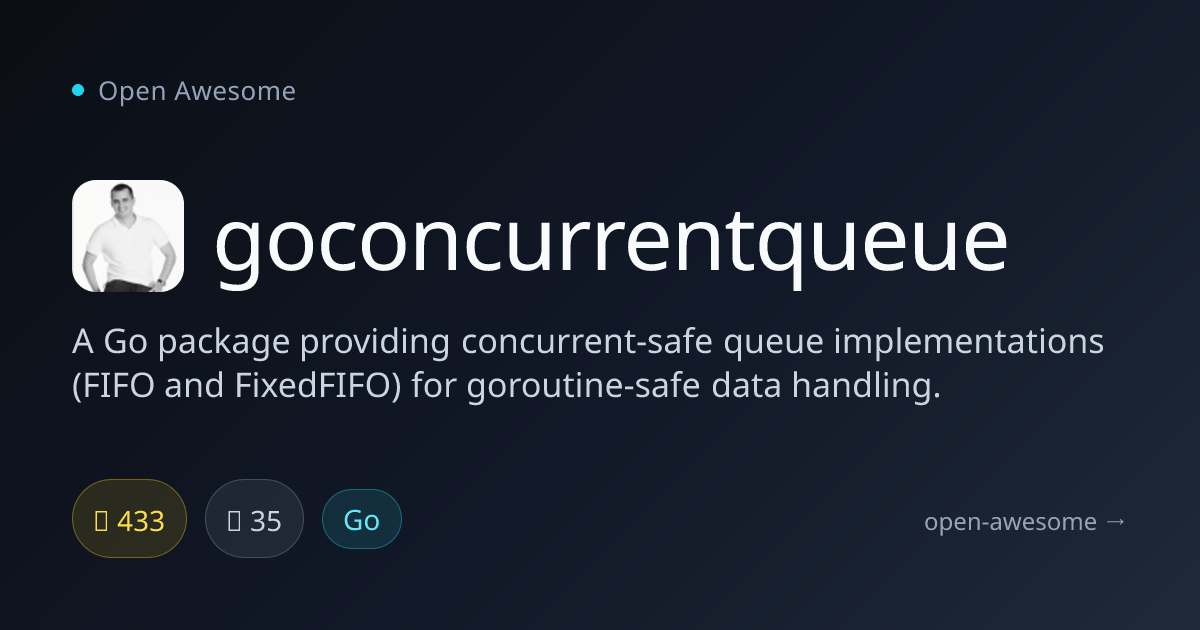 goconcurrentqueue — Concurrent-Safe Go Queues | Open Awesome