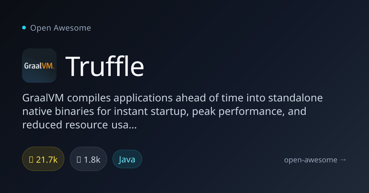 Truffle — Native Binaries Compiler | Open Awesome