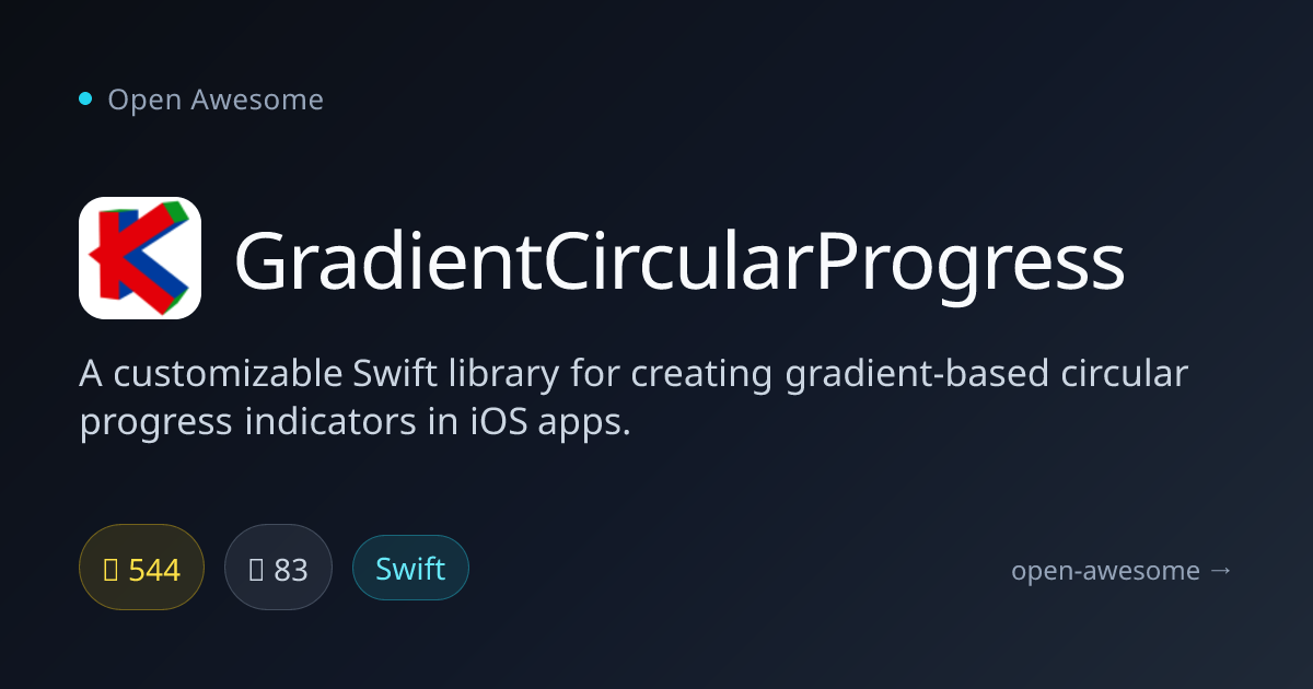 GradientCircularProgress — Gradient-Based iOS Progress Indicators ...