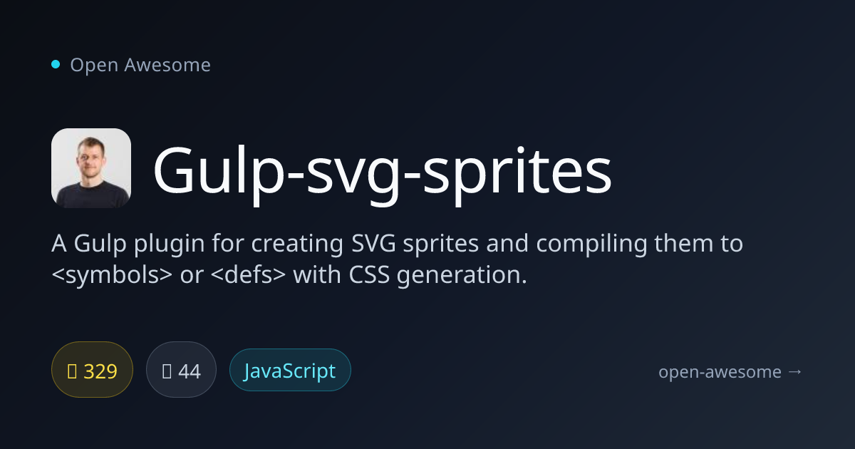 Gulp-svg-sprites — Gulp Plugin for SVG Sprites | Open Awesome