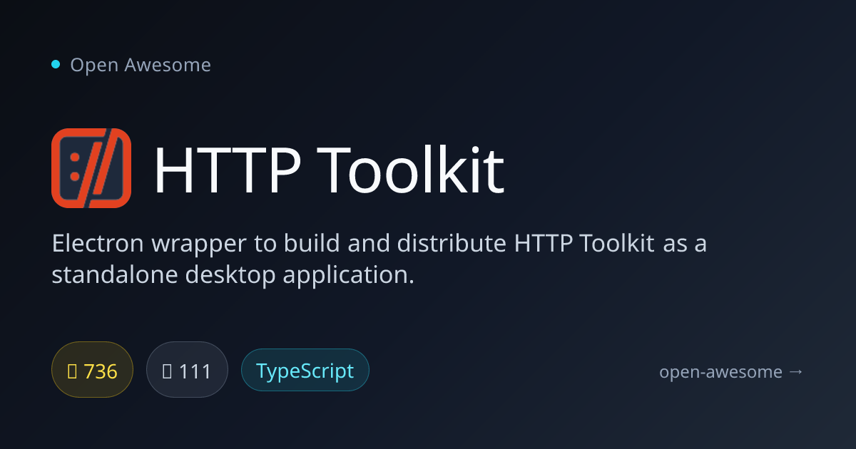 HTTP Toolkit — HTTP Debugging Desktop App | Open Awesome