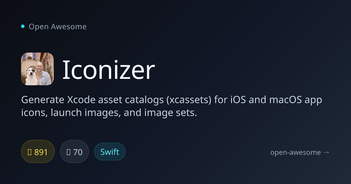 Iconizer — Xcode Asset Catalog Generator | Open Awesome